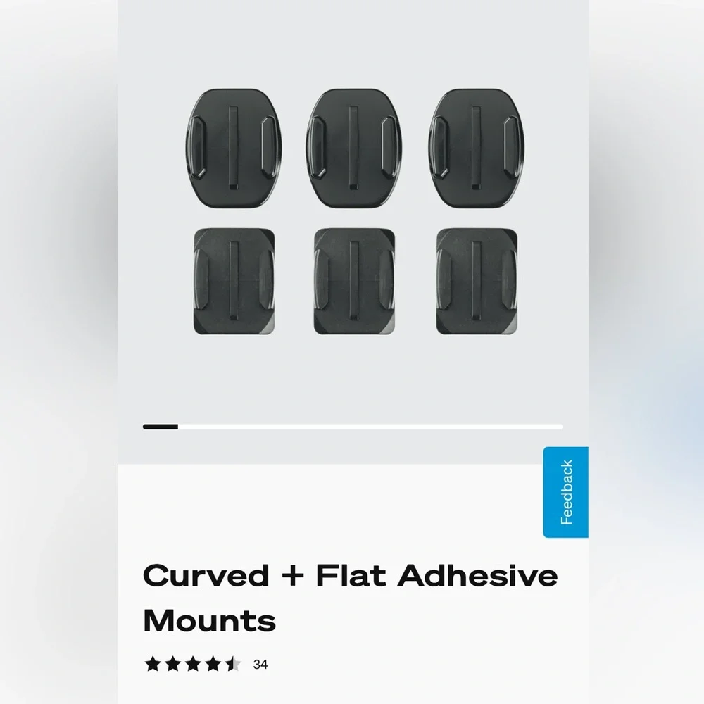 HERO11 BLACK MINI with Flat and Curved Adhesive Mounts